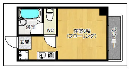 ルエメゾンロワール白木原【301号室】の間取り