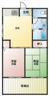 泉が丘アバンティ【1階】の間取り