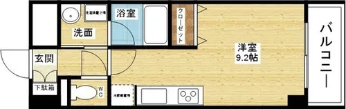 アーバネス淀川【8階】の間取り