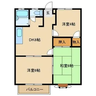 カーサデュオ【2階】の間取り