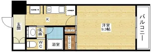 大阪府大阪市東淀川区東中島1丁目【マンション】の間取り