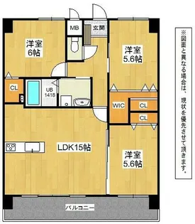 メディプラカーサ【13階】の間取り