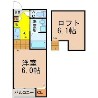 BLUE GARDEN【202号室】の間取り