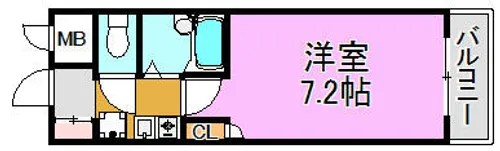 イスタナ・フセ【3階】の間取り