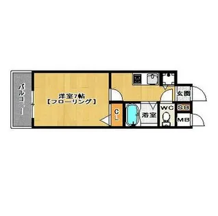 インヘリッツ田原【5階】の間取り