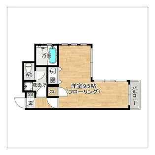 ダイナコート千代県庁口【804号室】の間取り