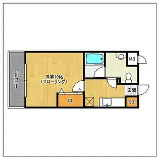 サニーコート【302号室】の間取り