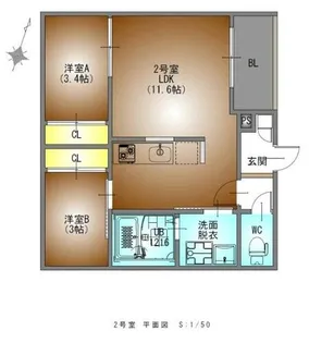 REGALEST本笠寺【3階】の間取り