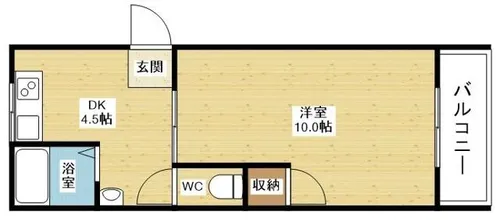 ラパンジール東三国【1階】の間取り
