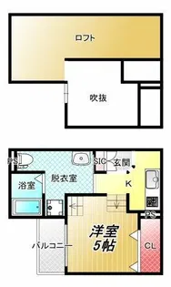 プログレス長瀬【2階】の間取り