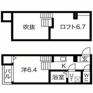 LUNA FORZA新守西【0203号室】の間取り