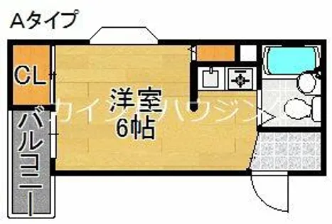 シティヒル【1階】の間取り