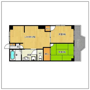 吉塚マンション【105号室】の間取り