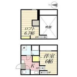 愛知県名古屋市昭和区鶴舞2丁目【アパート】の間取り