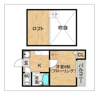 ヴィラ・ウイングII【1階】の間取り