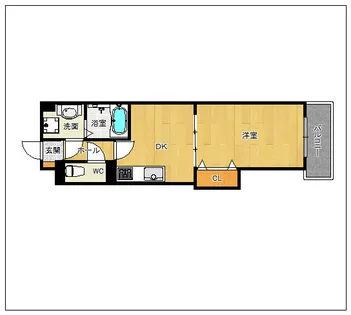 ウイングコート水城【503号室】の間取り