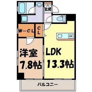 ラプーリア御器所【4階】の間取り
