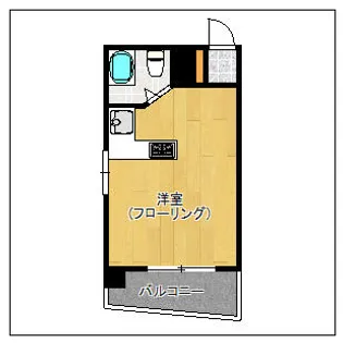 ロマネスク博多駅前【6階】の間取り