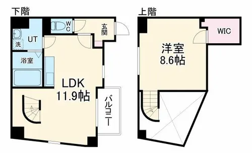 ES-Grande Minamimorimachi(エスグランデ南森町【7階】の間取り