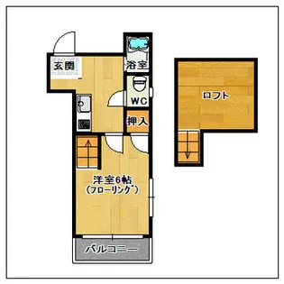 チェストハウス【303号室】の間取り
