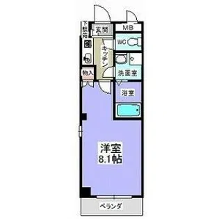 アベニール佃【2階】の間取り