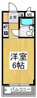 ジョイフル菊水【3階】の間取り