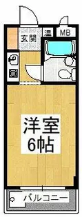 ジョイフル菊水【3階】の間取り