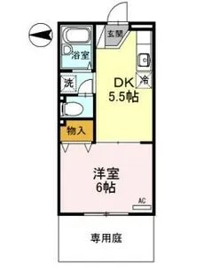 ロイヤルハイツⅡ【1階】の間取り