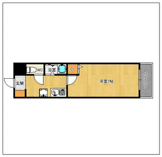 GRU【206号室】の間取り