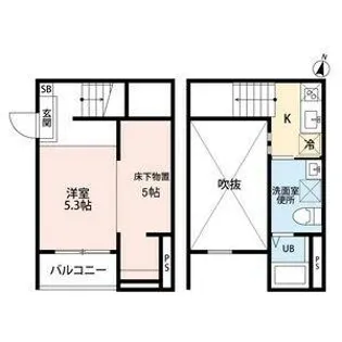 グリエラ 大江【2階】の間取り
