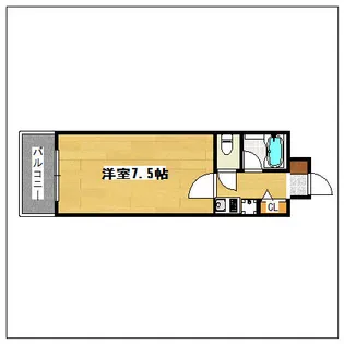 ノアーズアーク博多南【701号室】の間取り