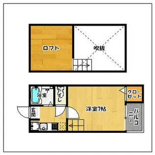 ソナチネ【2階】の間取り