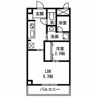 K BLD【3階】の間取り