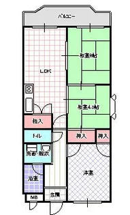 3LDKの間取り画像
