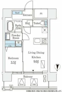 エル・セレーノ新大阪北【8階】の間取り