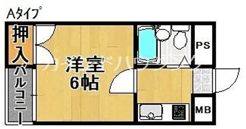 ラフォーレ千本南【2階】の間取り