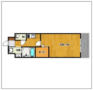 サンヒルズ薬院【8階】の間取り