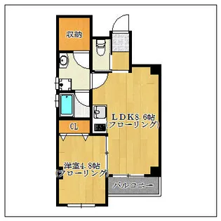 ネオス箱崎【101号室】の間取り