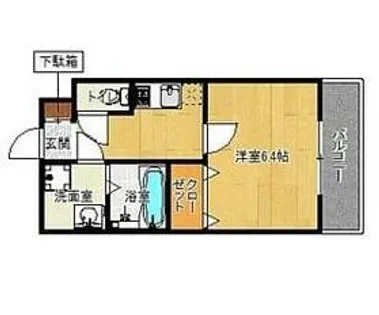 プロシードSH【303号室】の間取り