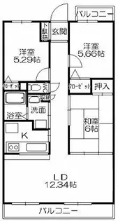 ネットシティー潮崎【405号室】の間取り