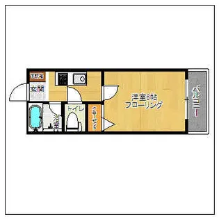 ペガサス弥永【405号室】の間取り