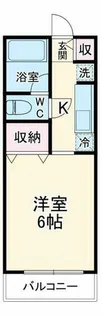 COCORO吹田【1階】の間取り