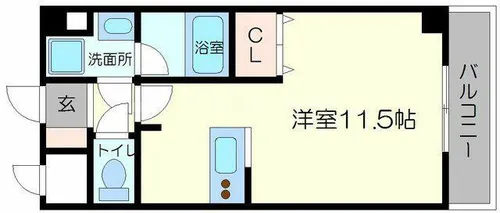大阪府吹田市南吹田4丁目【マンション】の間取り