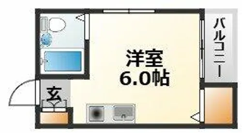 大阪府大阪市東淀川区下新庄4丁目【マンション】の間取り