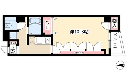 グランパス豊年【3B号室】の間取り