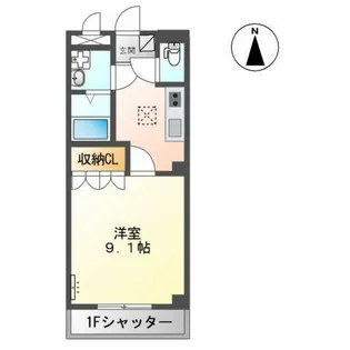 シアンメリー【1階】の間取り