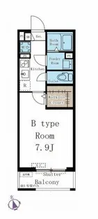 リブリ・BJウイング【3階】の間取り