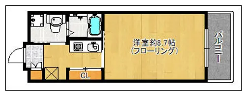 サヴォイオーサーズプレイス【11階】の間取り