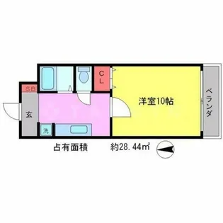 メゾンOKUMURA【2階】の間取り