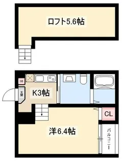 シェモア中島町【2階】の間取り